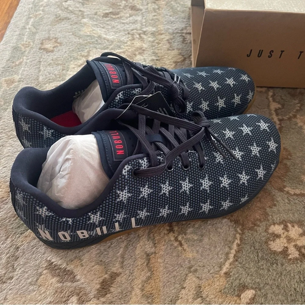 NOBULL Outwork Men’s Navy Stars & Stripes Training Shoes Size 12